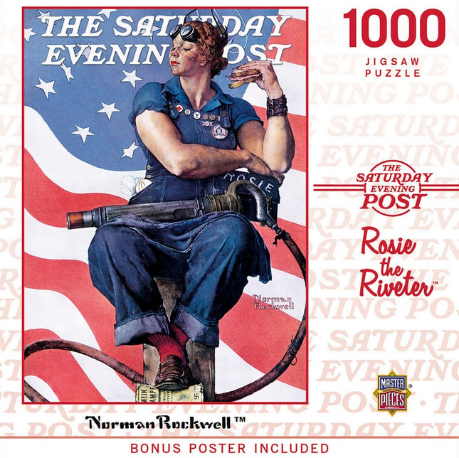 Saturday Evening Post Rosie the Riveter 1000 Piece Puzzle