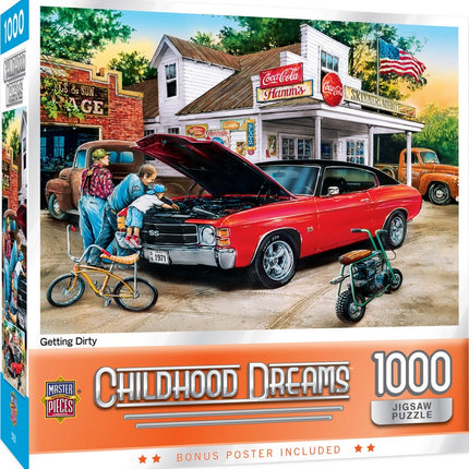 Childhood Dreams Getting Dirty 1000 Piece Puzzle