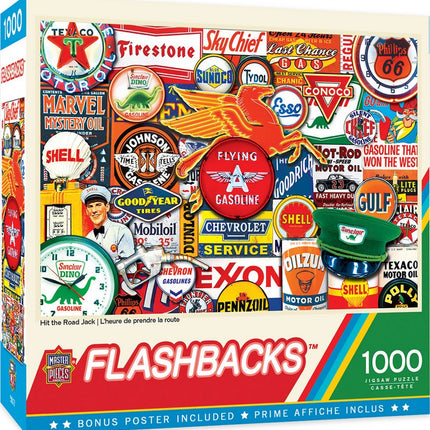 Flashbacks Hit the Road Jack 1000 Piece Puzzle