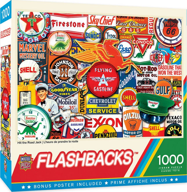 Flashbacks Hit the Road Jack 1000 Piece Puzzle