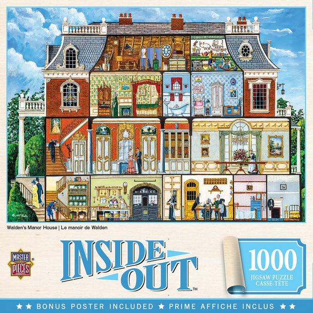 Inside Out Walden Manor House 1000 Piece Puzzle