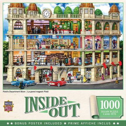 Inside Out Fields Department Store 1000 Piece Puzzle