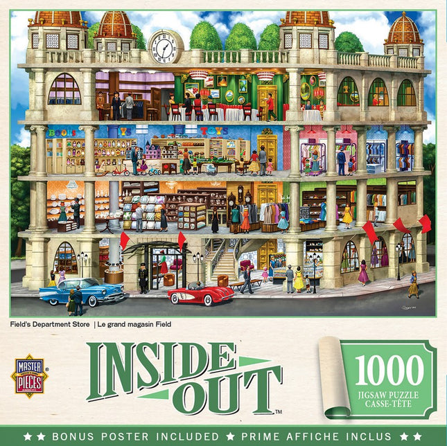 Inside Out Fields Department Store 1000 Piece Puzzle