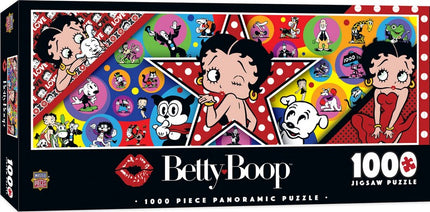 Betty Boop 1000 Piece Panoramic Puzzle