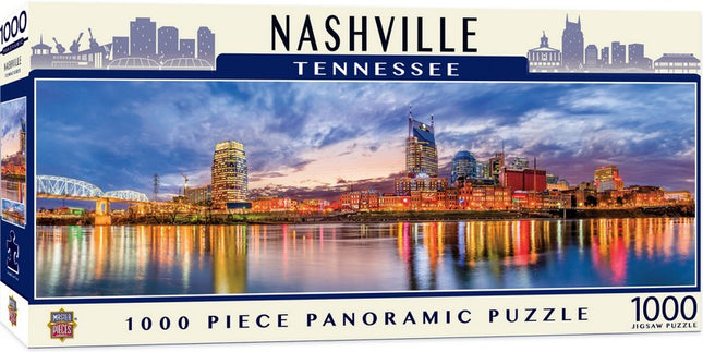 American Vista Panoramic Nashville 1000 Piece Puzzle
