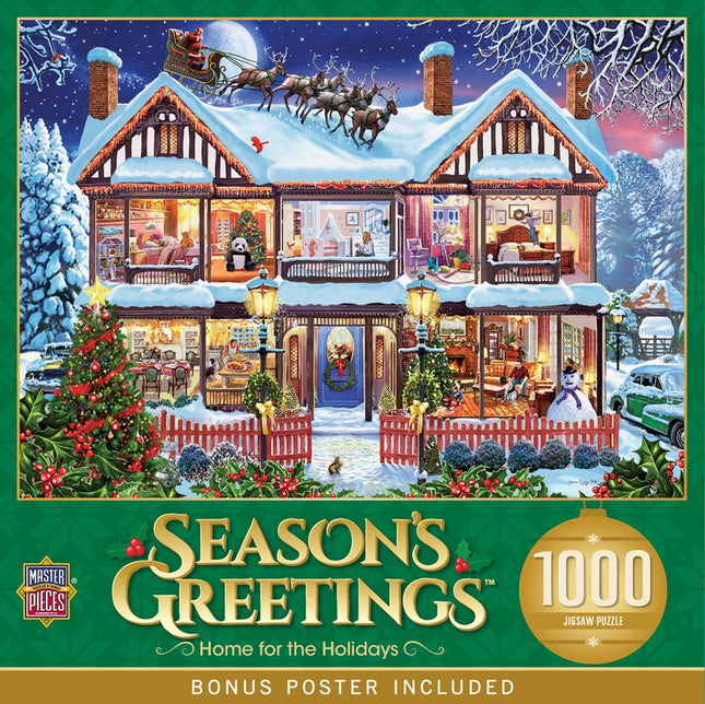 Holiday Home for the Holidays 1000 Piece Puzzle