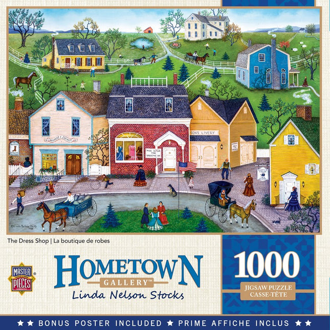Hometown Gallery The Dress Shop 1000 Piece Puzzle