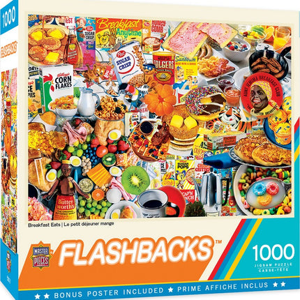 Flashbacks Breakfast Eats 1000 Piece Puzzle