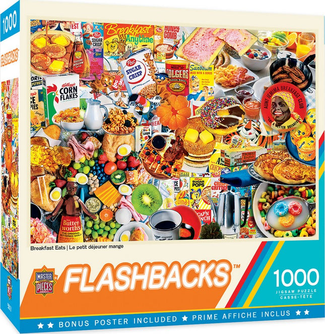 Flashbacks Breakfast Eats 1000 Piece Puzzle