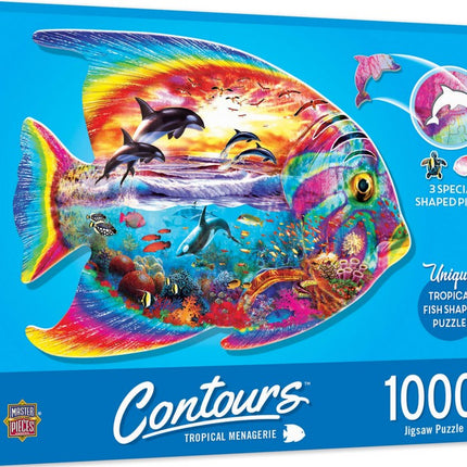 Contours Tropical Menagerie 1000 Piece Puzzle