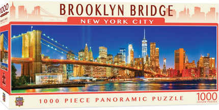 American Vista Panoramic Brooklyn Bridge 1000 Piece Puzzle