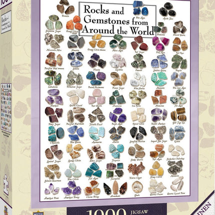 Field Guide Rocks & Gemstones from Around the World 1000 Piece Puzzle