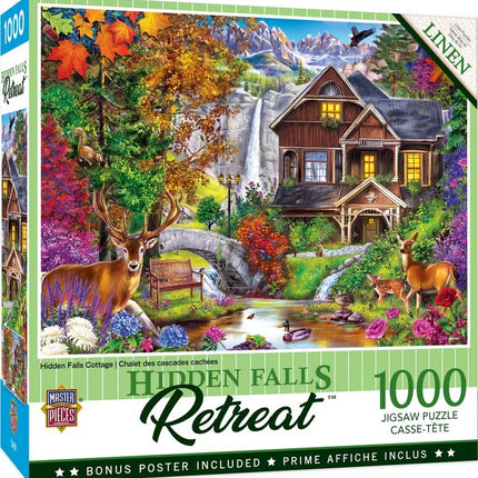 Retreats Hidden Falls Cottage 1000 Piece Puzzle