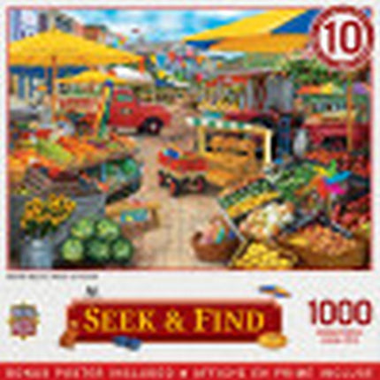 Seek & Find Market Square 1000 Piece Puzzle