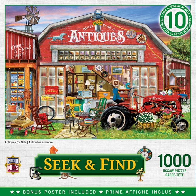 Seek & Find Antiques for Sale 1000 Piece Puzzle