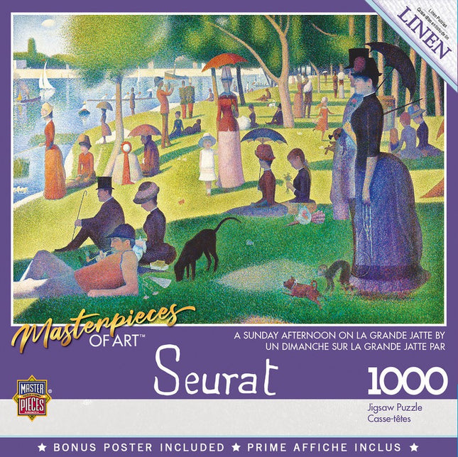 MasterPieces of Art A Sunday on La Grande Jatte 1000 Piece Puzzle