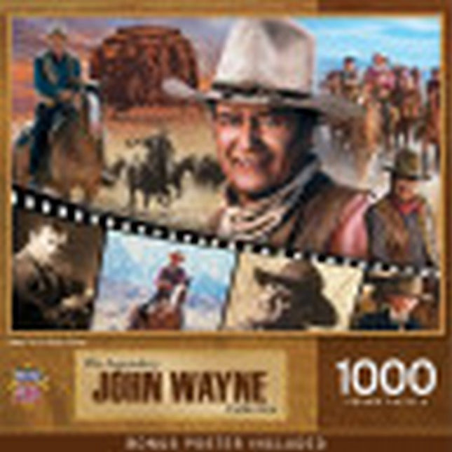 John Wayne Legend of the Silver Screen 1000 Piece Puzzle