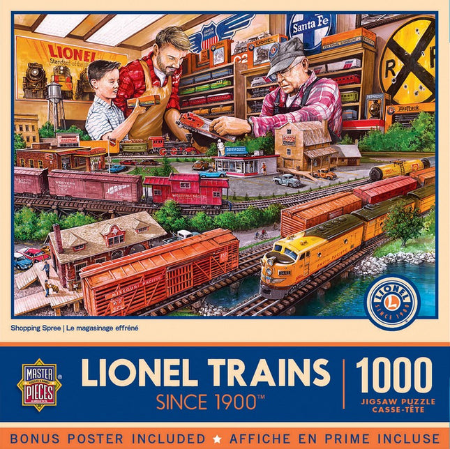 Lionel Shopping Spree 1000 Piece Puzzle