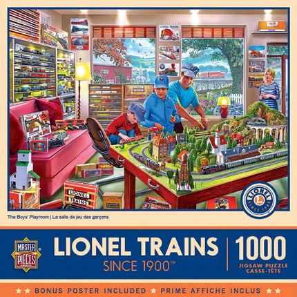 Lionel The Boy's Playroom 1000 Piece Puzzle