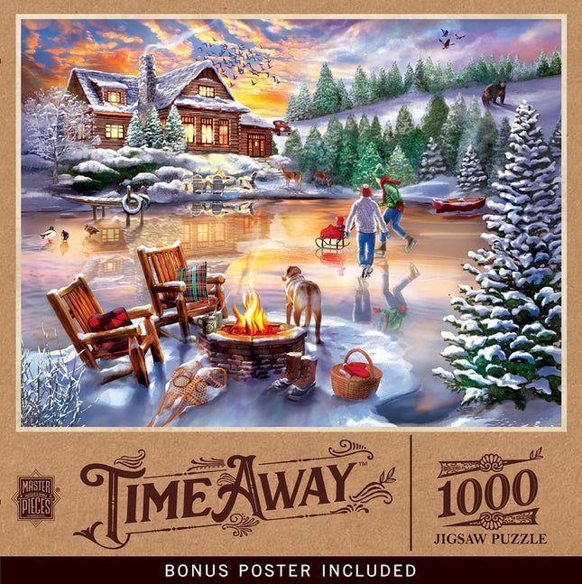 Time Away An Evening Skate 1000 Piece Puzzle