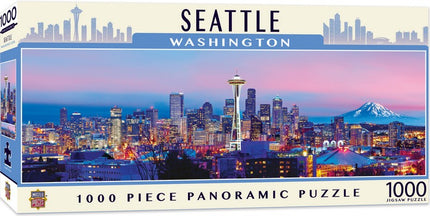 American Vista Panoramic Seattle 1000 Piece Puzzle