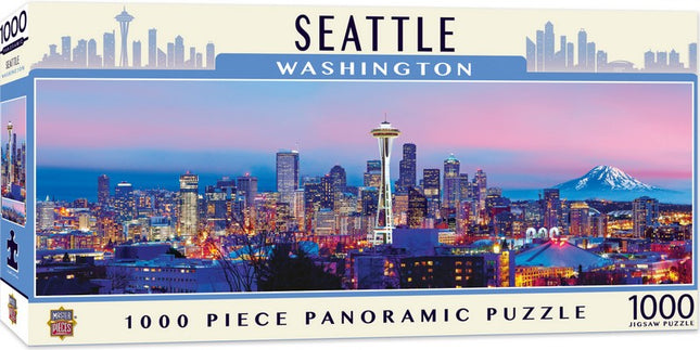 American Vista Panoramic Seattle 1000 Piece Puzzle