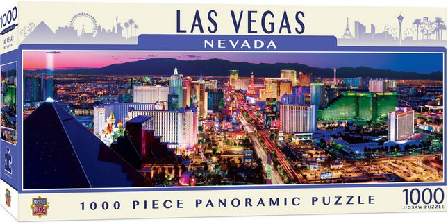 American Vista Panoramic Las Vegas 1000 Piece Puzzle