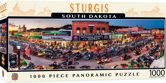 American Vista Panoramic Sturgis 1000 Piece Puzzle
