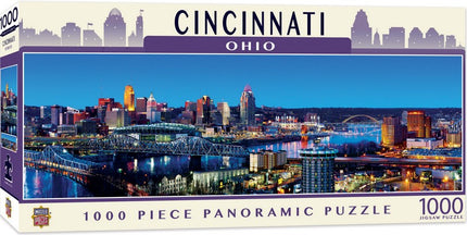 American Vista Panoramic Cincinnati 1000 Piece Puzzle