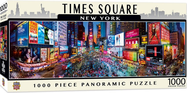 American Vista Panoramic Times Square 1000 Piece Puzzle