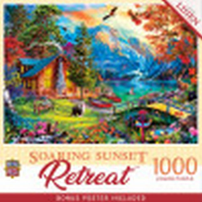 Retreats Soaring Sunset 1000 Piece Puzzle