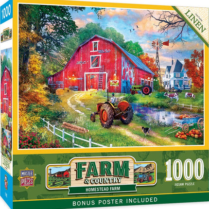 Farm & Country Homestead Farm 1000 Piece Puzzle