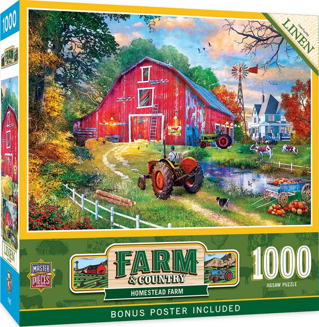 Farm & Country Homestead Farm 1000 Piece Puzzle