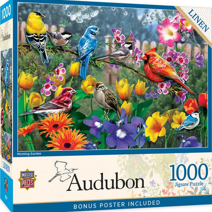 Audubon Morning Garden 1000 Piece Puzzle