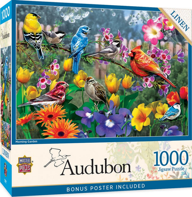 Audubon Morning Garden 1000 Piece Puzzle