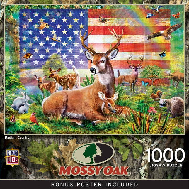 Mossy Oak Radiant County 1000 Piece Puzzle