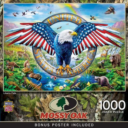 Mossy Oak Liberty Falls 1000 Piece Puzzle