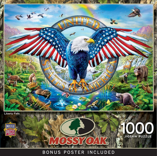 Mossy Oak Liberty Falls 1000 Piece Puzzle
