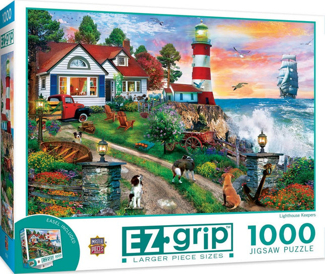 EZ Grip Lighthouse Keepers 1000 Piece Puzzle