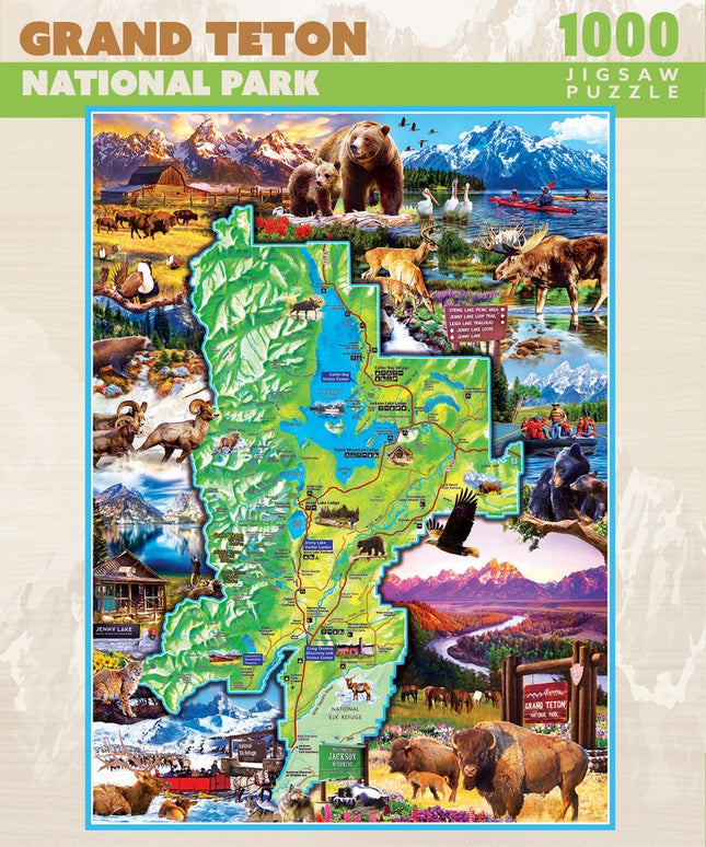 National Parks Grand Teton 1000 Piece Puzzle