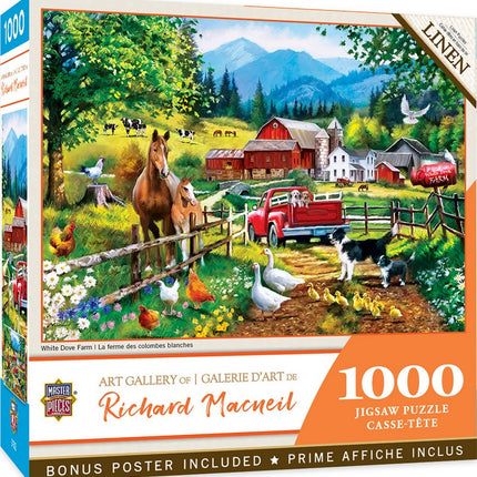 Art Gallery White Dove Farm 1000 Piece Puzzle