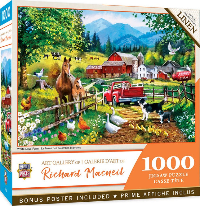 Art Gallery White Dove Farm 1000 Piece Puzzle