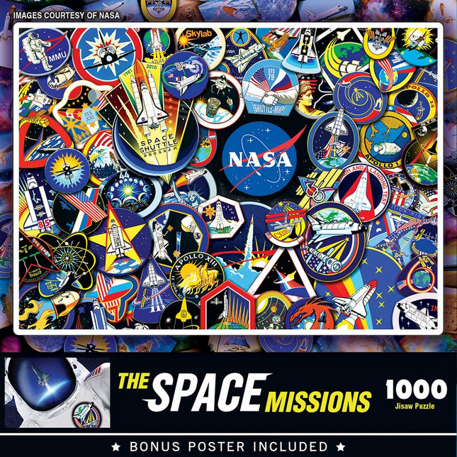 NASA The Space Mission 1000 Piece Puzzle