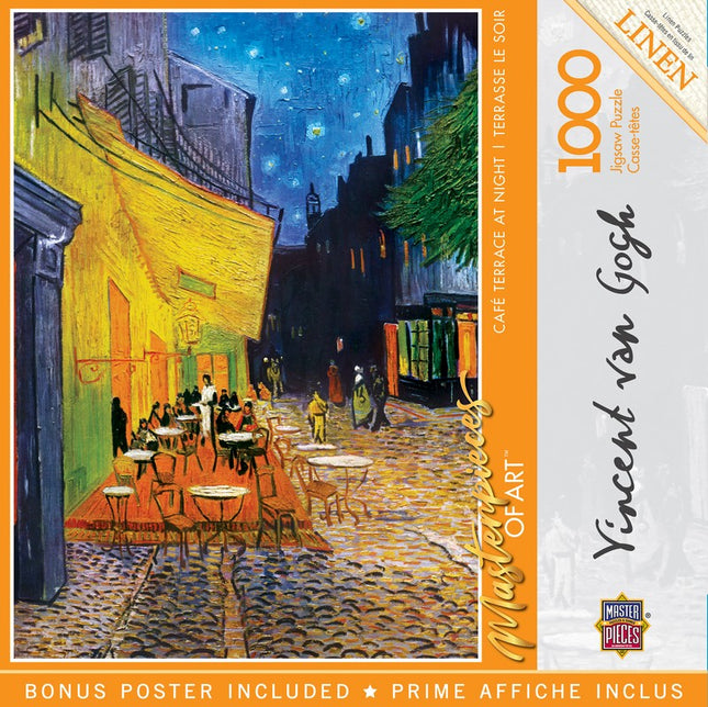MasterPieces of Art Café Terrace at Night 1000 Piece Puzzle