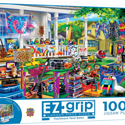 EZ Grip Flashback Yard Sales 1000 Piece Puzzle