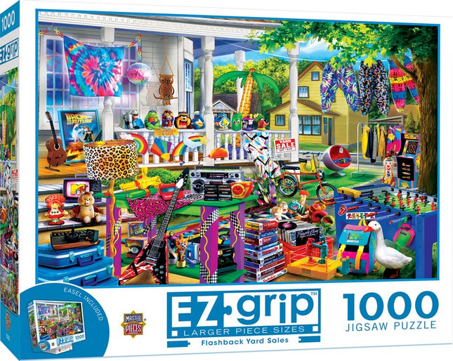 EZ Grip Flashback Yard Sales 1000 Piece Puzzle