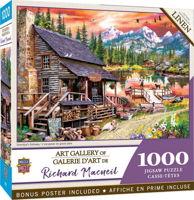 Art Gallery Grandpa's Getaway 1000 Piece Puzzle