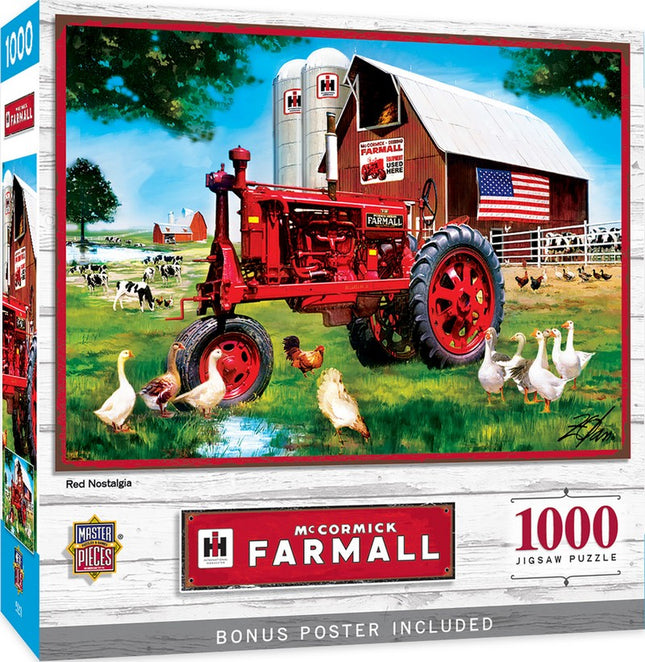 Case IH/Farmall Red Nostalgia 1000 Piece Puzzle