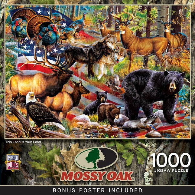 Mossy Oak This Land is Your Land 1000 Piece Puzzle