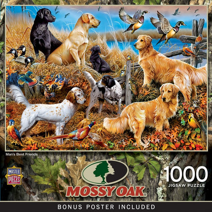 Mossy Oak Man’s Best Friends 1000 Piece Puzzle